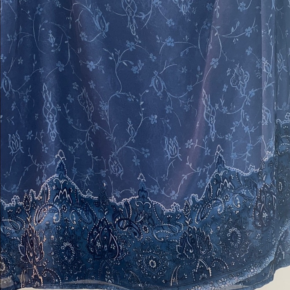 Blue skirt